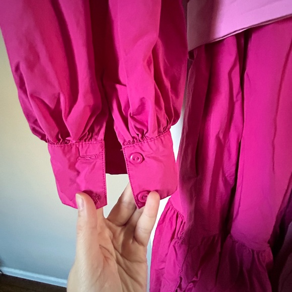 Christopher John Rogers x Target Two-Tone Pink Long Sleeve Dress - Picture 7 of 8